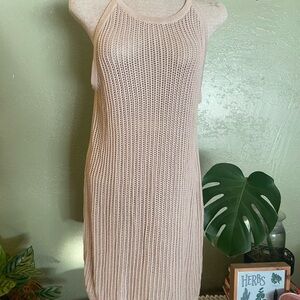 Cream Knit Dress